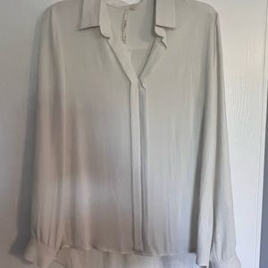 White tunic blouse - size medium